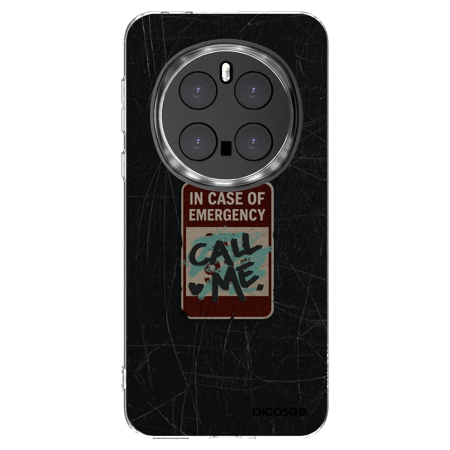 Picasee silikonový průhledný obal pro Honor Magic7 Pro 5G - EMERGENCY