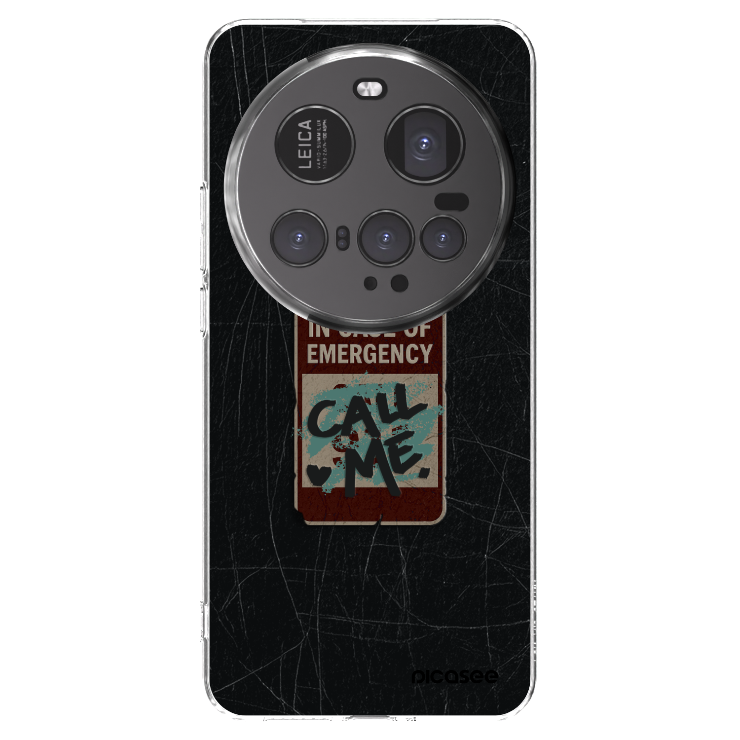 Picasee silikonový průhledný obal pro Xiaomi 15 Ultra - EMERGENCY