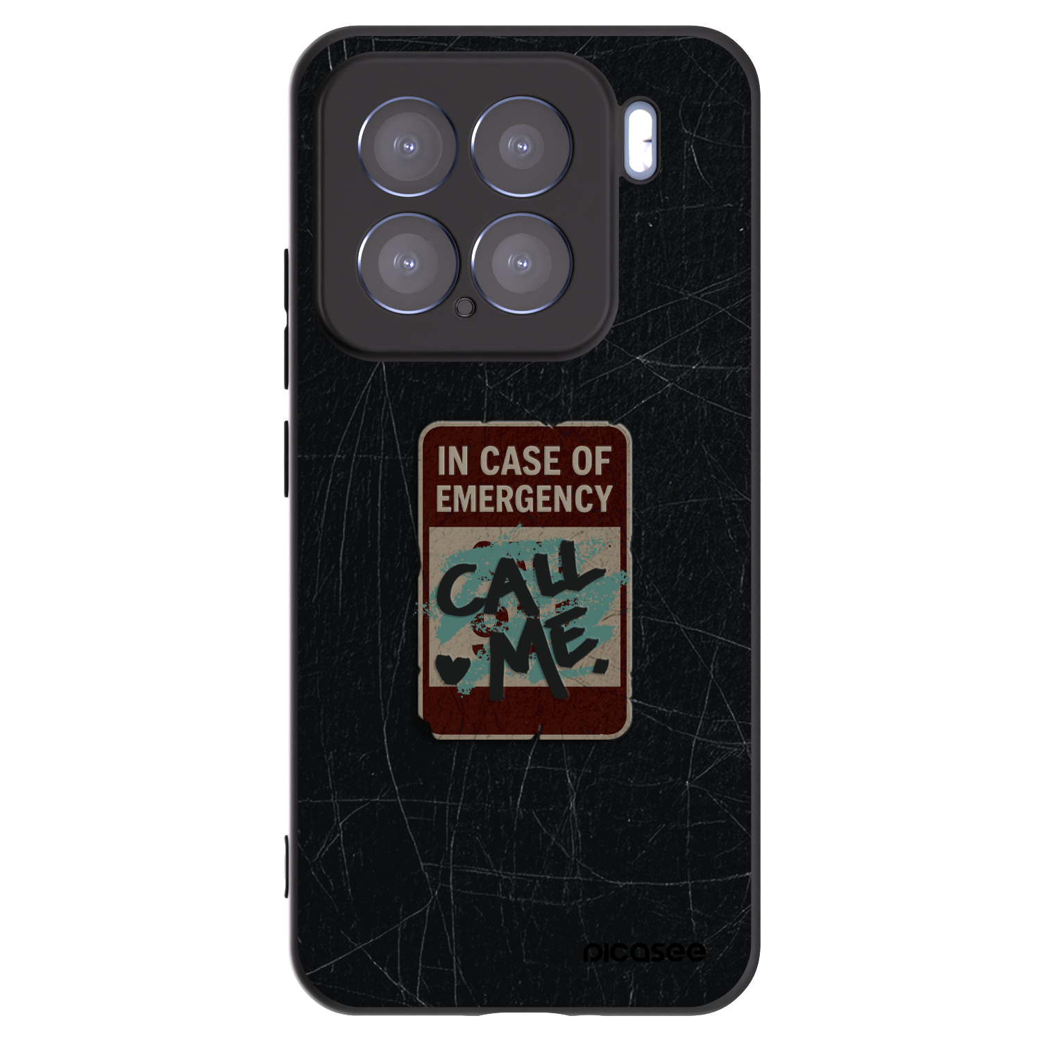 Picasee silikonový černý obal pro Xiaomi 15 - EMERGENCY