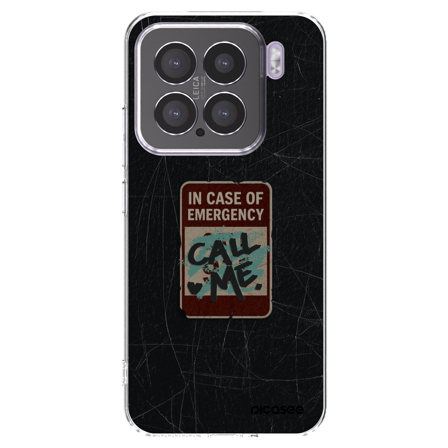 Picasee silikonový průhledný obal pro Xiaomi 15 - EMERGENCY
