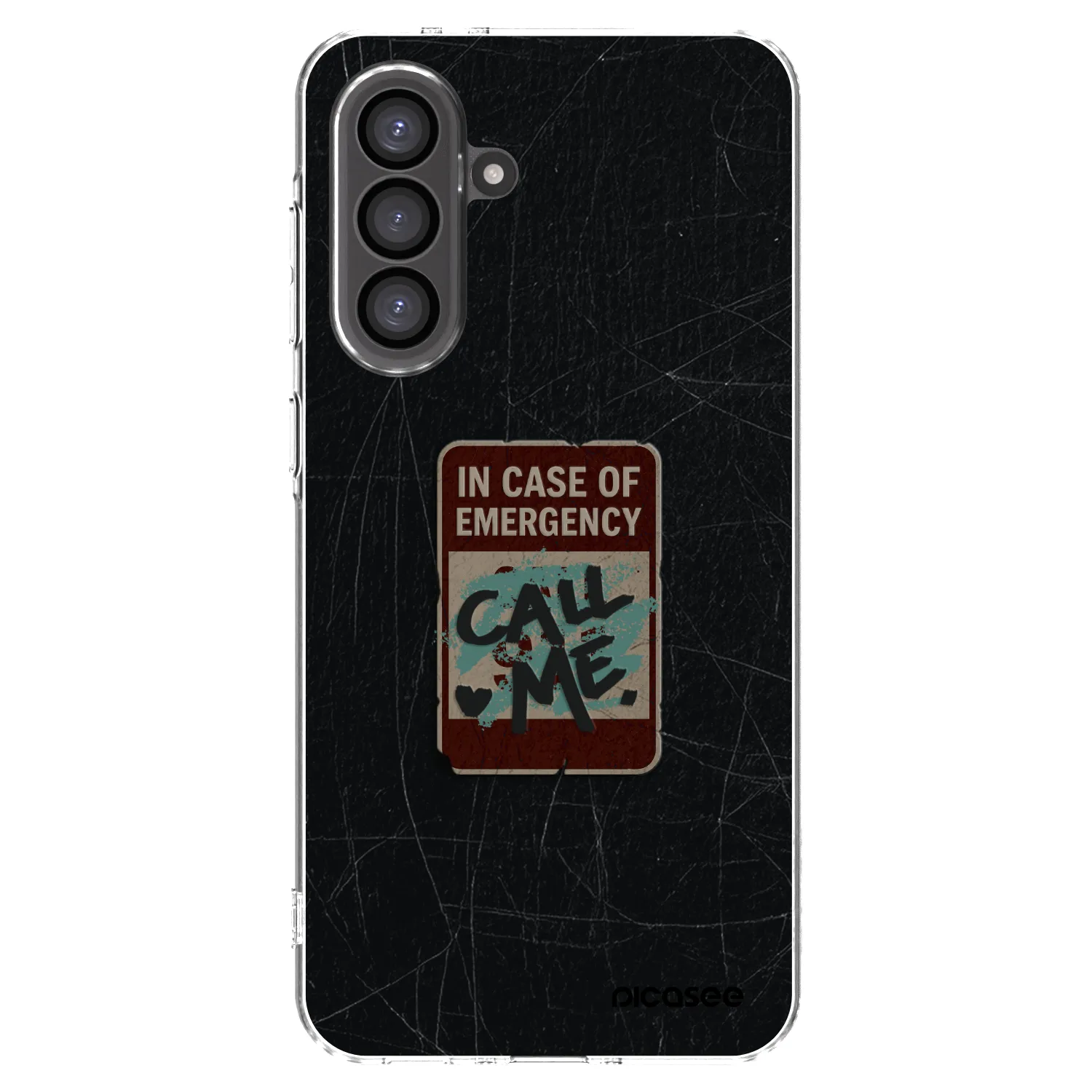Picasee silikonový průhledný obal pro Samsung Galaxy A56 5G A566B - EMERGENCY