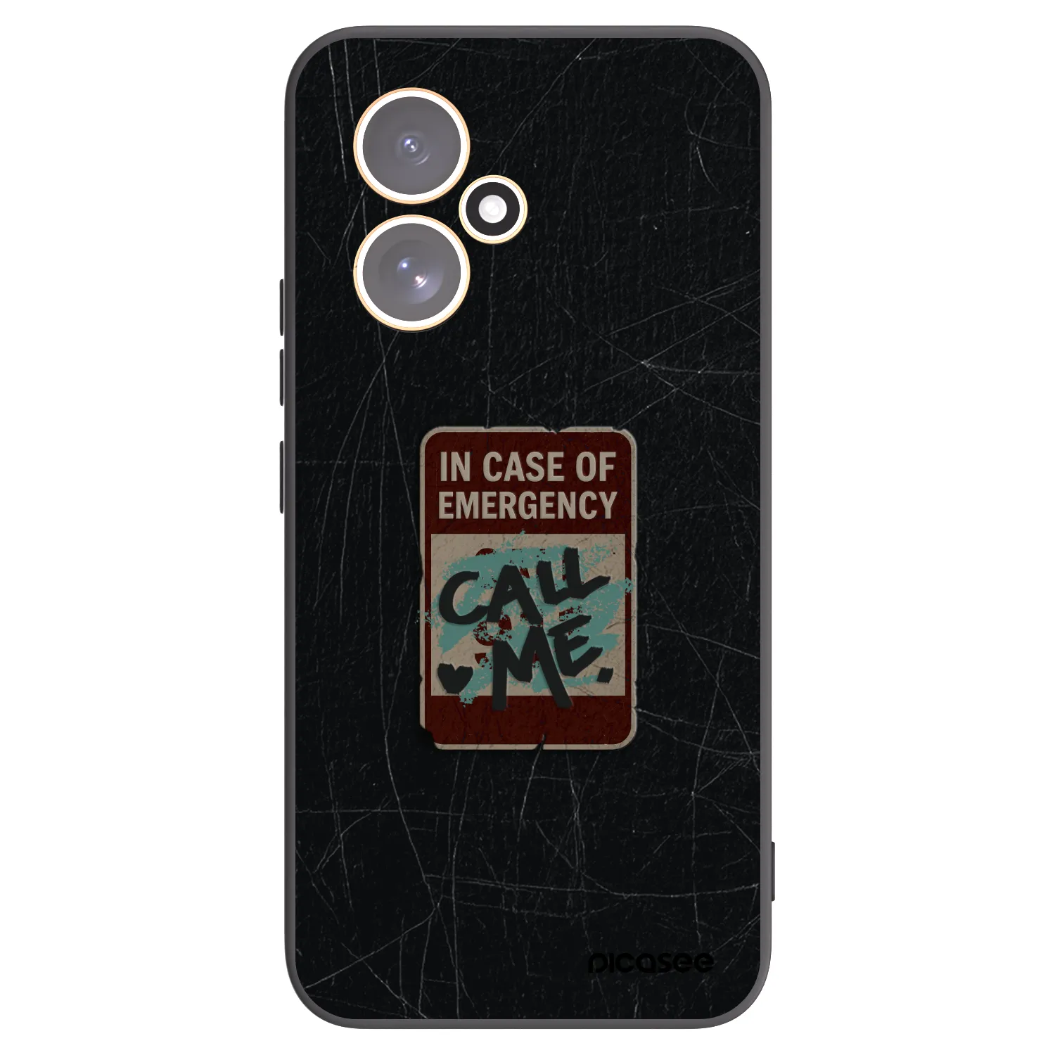 Picasee silikonový černý obal pro Honor 400 5G - EMERGENCY