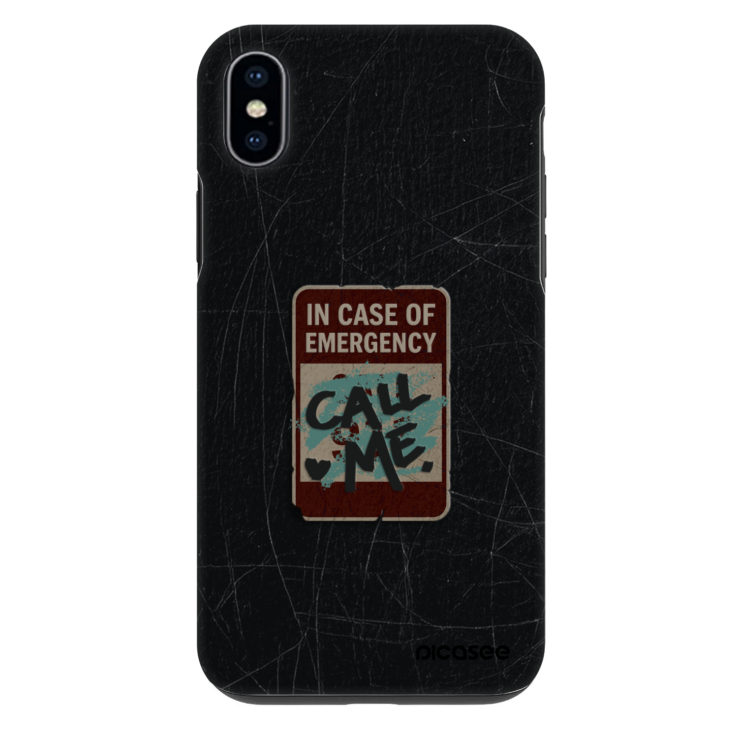 Picasee Fashion Case pro Apple iPhone XS Max - EMERGENCY