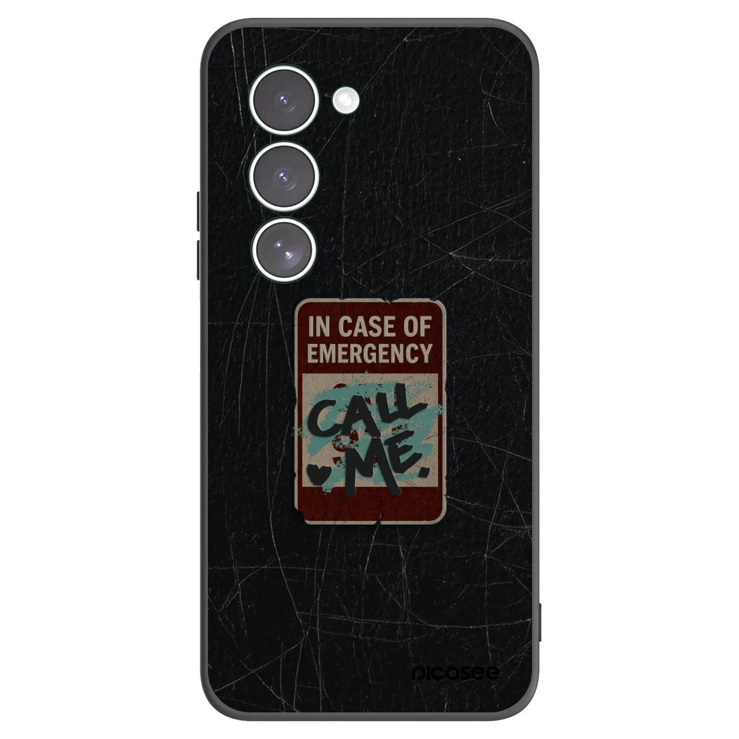 Picasee silikonový černý obal pro Xiaomi Redmi 15 5G - EMERGENCY
