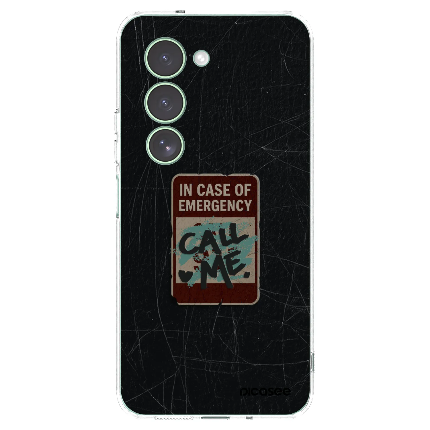 Picasee silikonový průhledný obal pro Xiaomi Redmi 15 5G - EMERGENCY