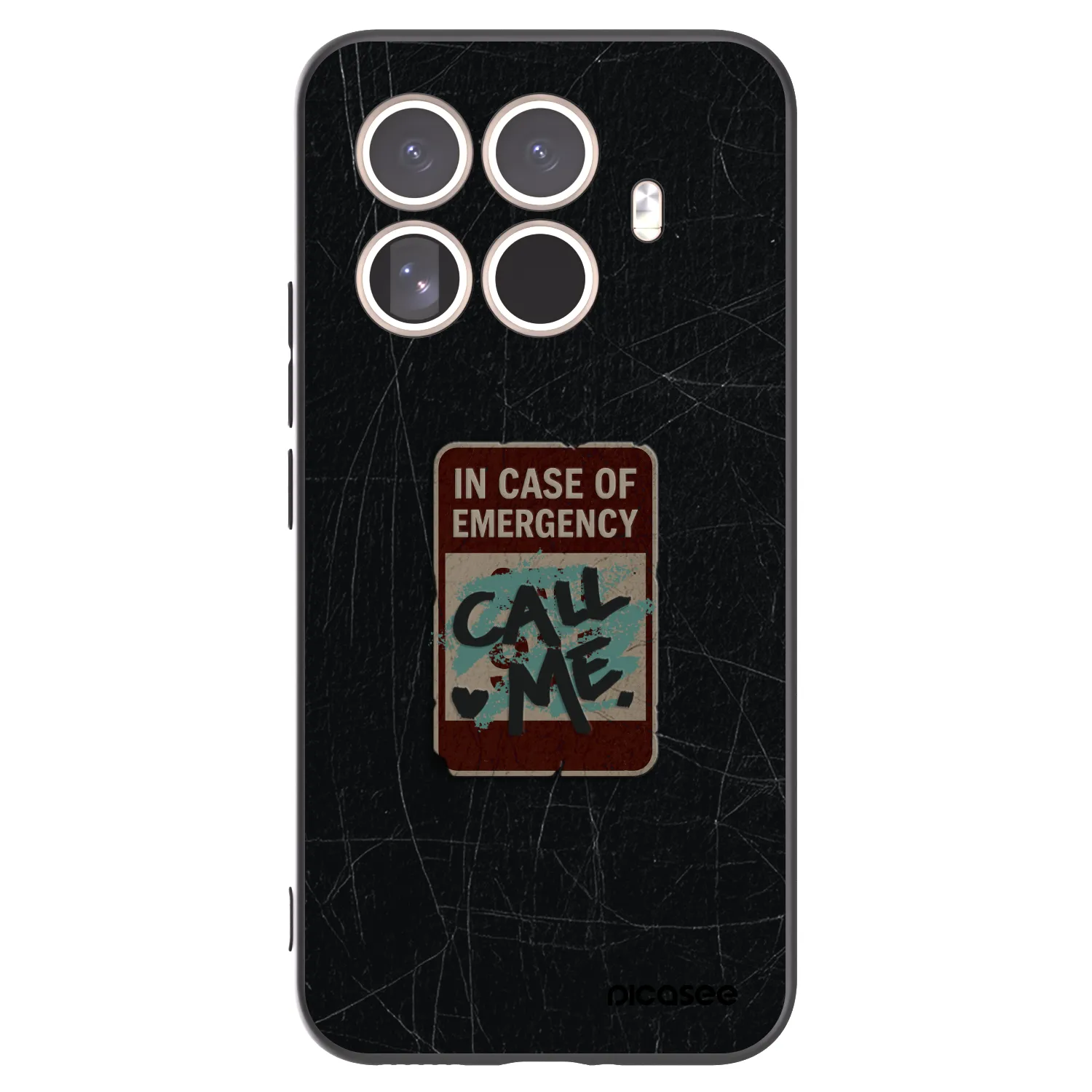 Picasee silikonový černý obal pro Xiaomi 15T Pro - EMERGENCY
