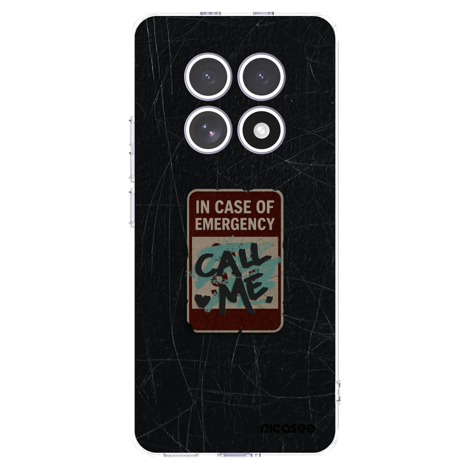 Picasee silikonový průhledný obal pro Xiaomi Redmi Note 15 - EMERGENCY