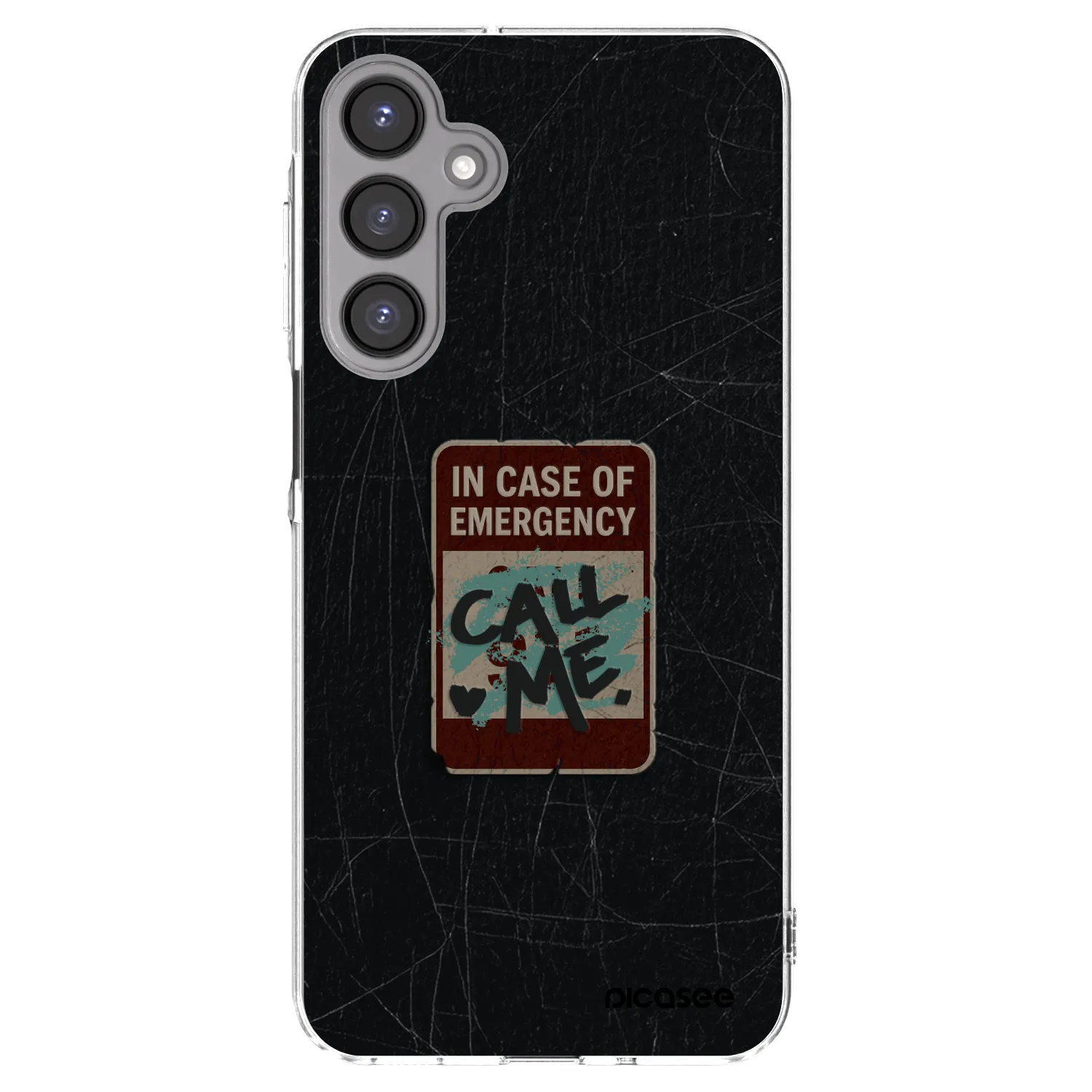 Picasee silikonový průhledný obal pro Samsung Galaxy A16 4G - EMERGENCY