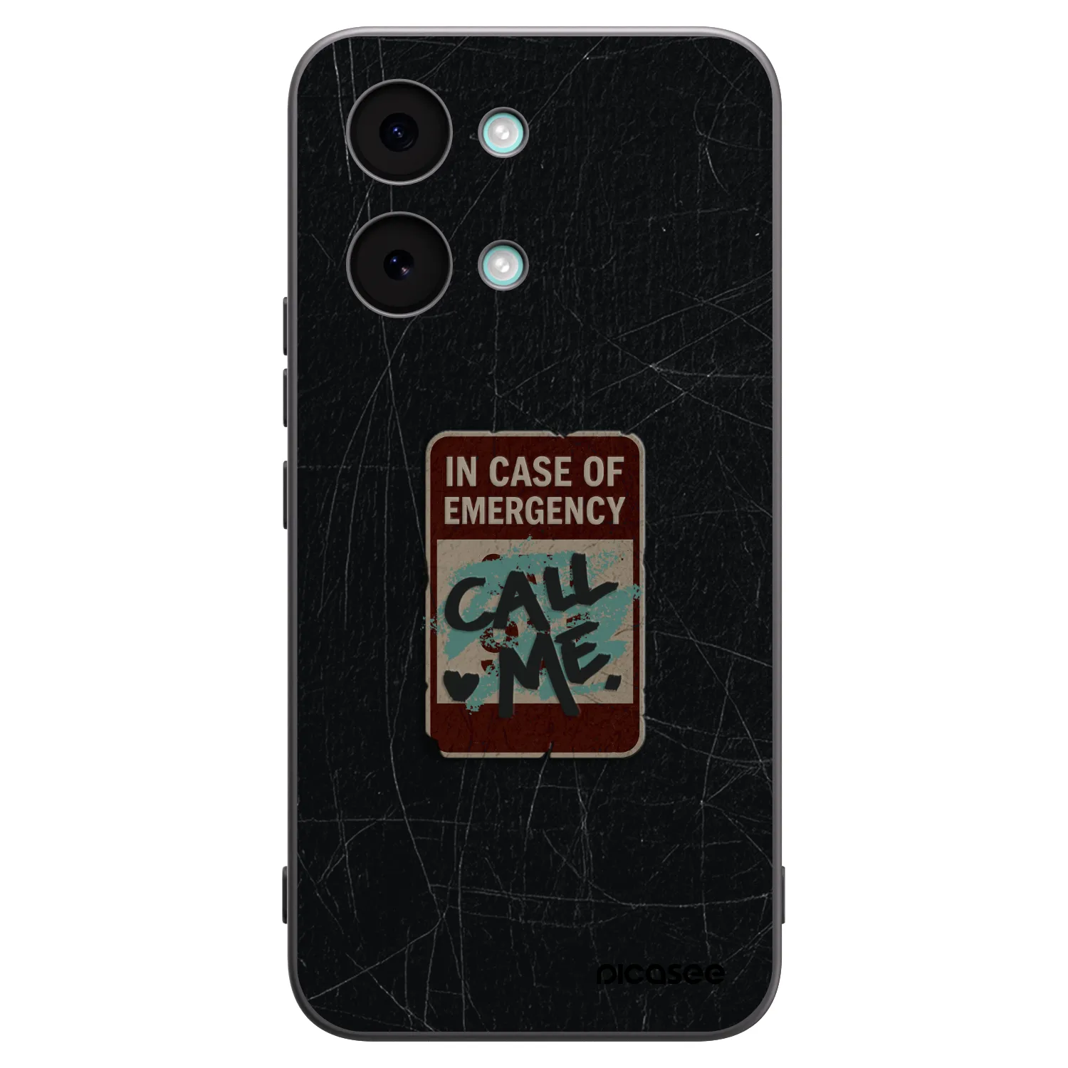 Picasee silikonový černý obal pro Xiaomi Poco X8 Pro Max - EMERGENCY