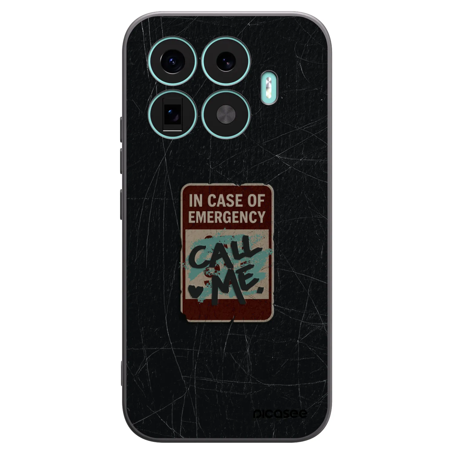 Picasee silikonový černý obal pro Xiaomi 17T - EMERGENCY