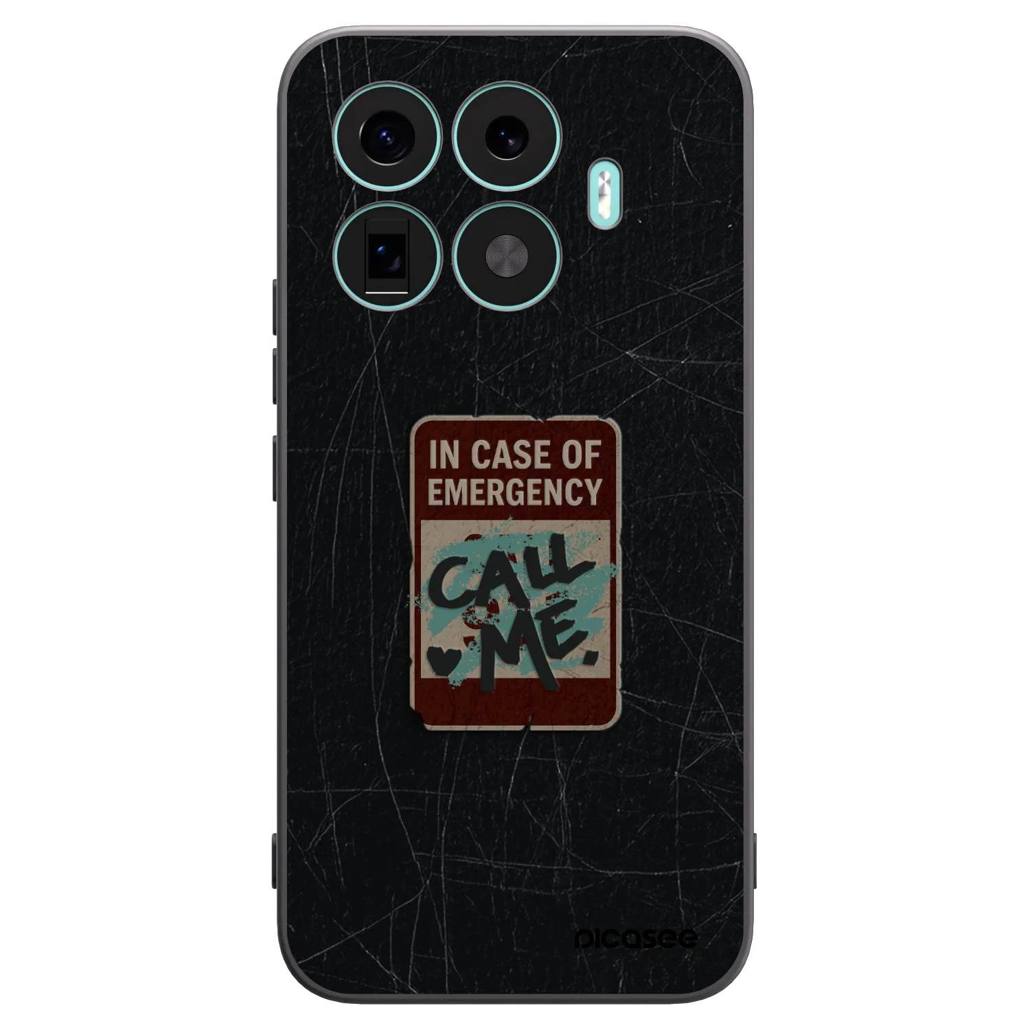 Picasee silikonový černý obal pro Xiaomi 17T Pro - EMERGENCY