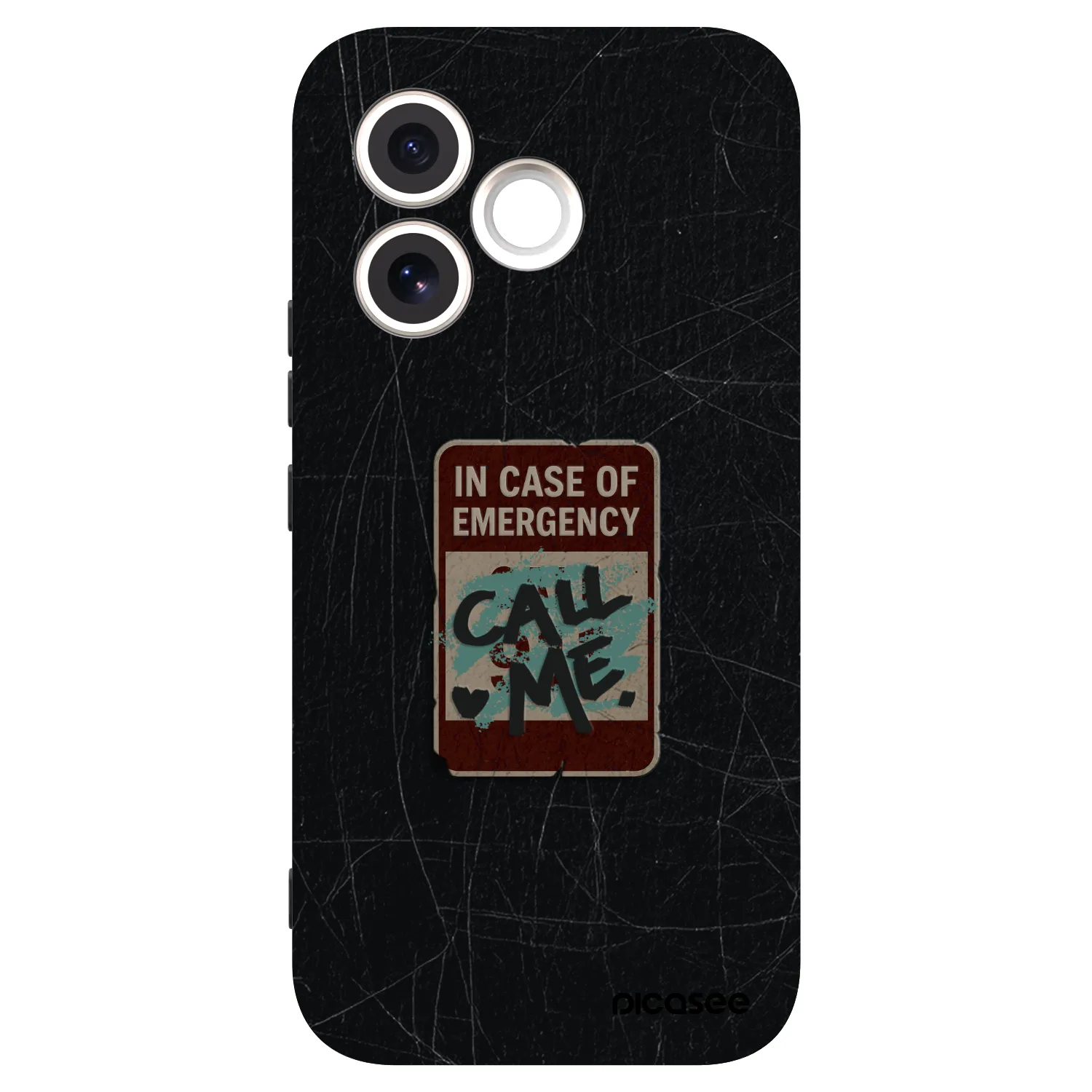 Picasee silikonový černý obal pro Honor 600 Lite - EMERGENCY