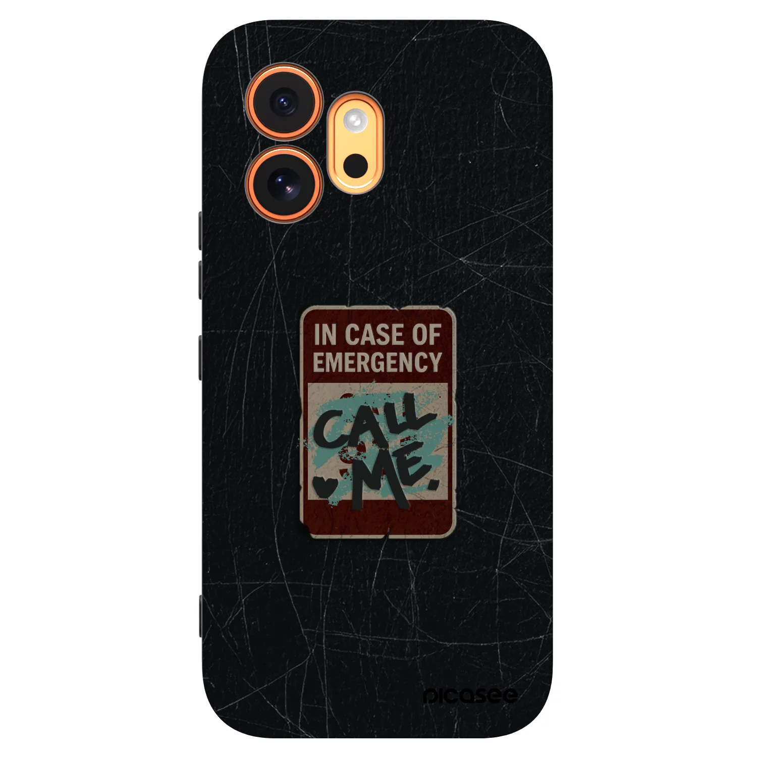 Picasee silikonový černý obal pro Honor 600 - EMERGENCY