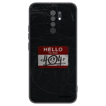 Picasee silikonový černý obal pro Xiaomi Redmi 9 - HELLO 404
