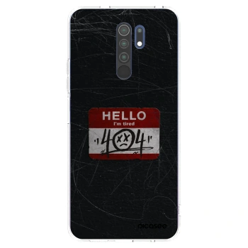 Picasee silikonový průhledný obal pro Xiaomi Redmi 9 - HELLO 404