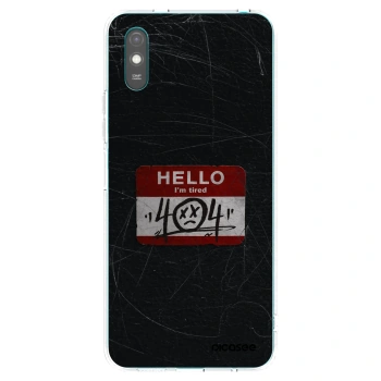 Picasee silikonový průhledný obal pro Xiaomi Redmi 9A - HELLO 404