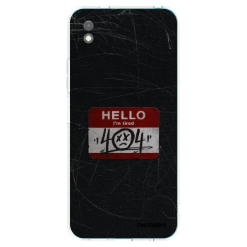 Picasee silikonový černý obal pro Xiaomi Redmi 9A - HELLO 404