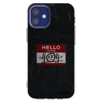 Picasee silikonový průhledný obal pro Apple iPhone 12 mini - HELLO 404