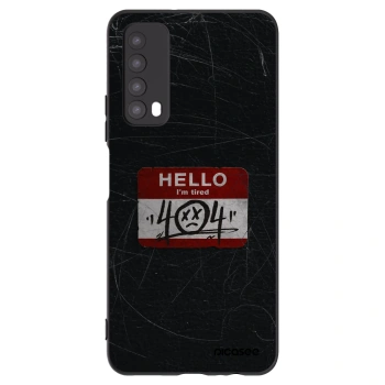 Picasee silikonový černý obal pro Huawei P Smart 2021 - HELLO 404