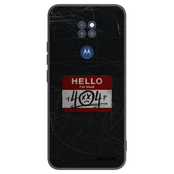 Obal pro Motorola Moto G9 Play - HELLO 404