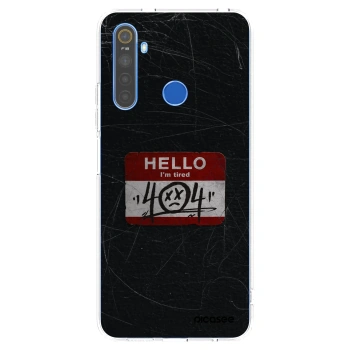 Picasee silikonový průhledný obal pro Realme 5 - HELLO 404