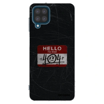 Picasee silikonový průhledný obal pro Samsung Galaxy A12 A125F - HELLO 404