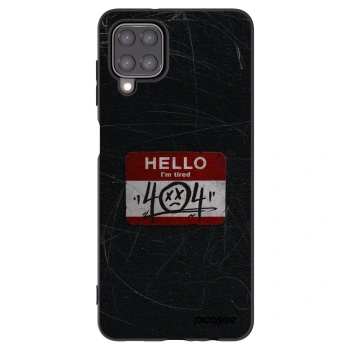 Picasee silikonový černý obal pro Samsung Galaxy A12 A125F - HELLO 404