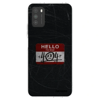 Picasee silikonový průhledný obal pro Xiaomi Poco M3 - HELLO 404