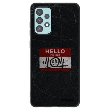 Picasee silikonový černý obal pro Samsung Galaxy A72 A725F - HELLO 404