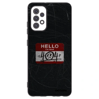 Picasee silikonový černý obal pro Samsung Galaxy A32 5G A326B - HELLO 404