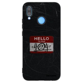 Picasee silikonový černý obal pro Huawei P20 Lite - HELLO 404