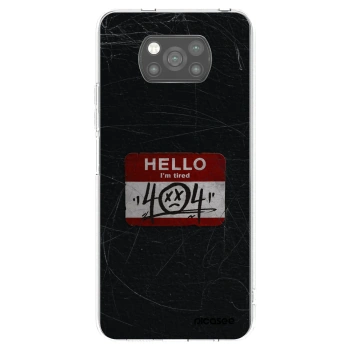 Picasee silikonový černý obal pro Xiaomi Poco X3 Pro - HELLO 404