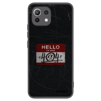 Picasee silikonový černý obal pro Xiaomi Mi 11 Lite - HELLO 404
