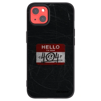 Picasee silikonový černý obal pro Apple iPhone 13 - HELLO 404