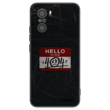 Picasee silikonový černý obal pro Xiaomi Poco F3 - HELLO 404