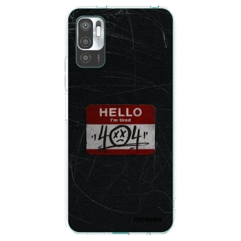 Picasee silikonový průhledný obal pro Xiaomi Redmi Note 10 5G - HELLO 404