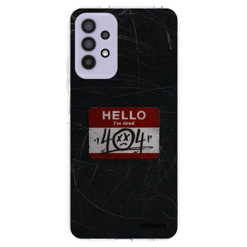 Picasee silikonový průhledný obal pro Samsung Galaxy A32 4G SM-A325F - HELLO 404