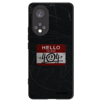 Picasee silikonový černý obal pro Honor 50 5G - HELLO 404