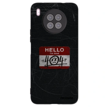 Picasee silikonový černý obal pro Huawei Nova 8i - HELLO 404