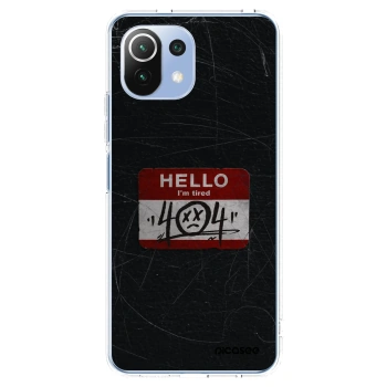 Picasee silikonový průhledný obal pro Xiaomi 11 Lite 5G NE - HELLO 404