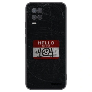 Picasee silikonový černý obal pro Realme 8 5G - HELLO 404