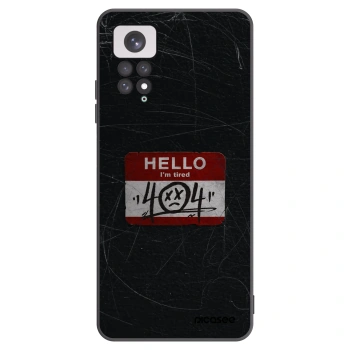 Picasee silikonový černý obal pro Xiaomi Redmi Note 11 - HELLO 404