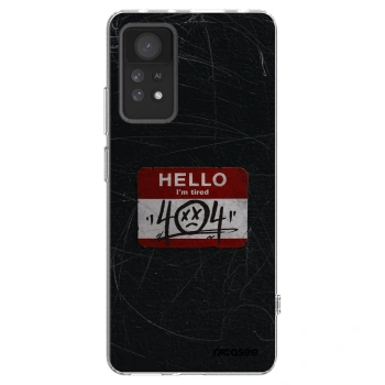 Picasee silikonový průhledný obal pro Xiaomi Redmi Note 11 Pro 5G - HELLO 404