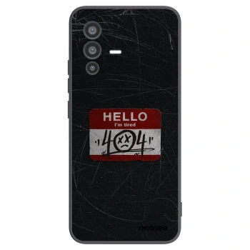 Picasee silikonový černý obal pro Vivo V23 5G - HELLO 404