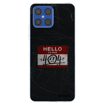Picasee silikonový průhledný obal pro Honor X8 4G - HELLO 404