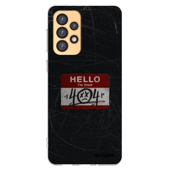 Picasee silikonový průhledný obal pro Samsung Galaxy A33 5G A336 - HELLO 404