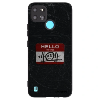 Picasee silikonový černý obal pro Realme C21Y - HELLO 404
