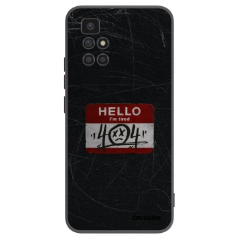 Picasee silikonový černý obal pro Xiaomi Redmi 10 (2022) - HELLO 404