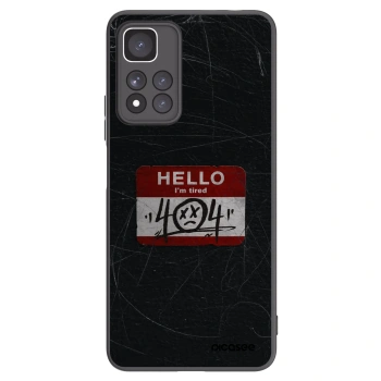 Picasee silikonový černý obal pro Xiaomi Redmi Note 11 Pro+ 5G - HELLO 404