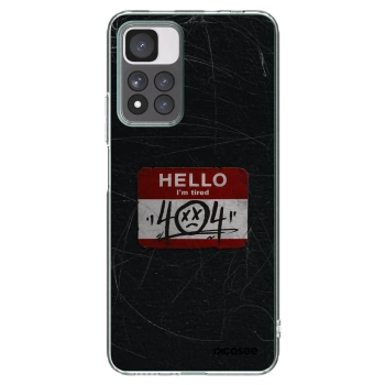 Picasee silikonový průhledný obal pro Xiaomi Redmi Note 11 Pro+ 5G - HELLO 404